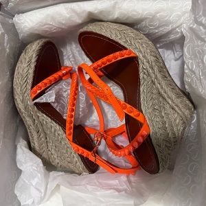 AUTHENTIC CHRISTIAN LOUBOUTIN WEDGES
